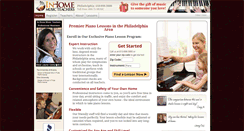 Desktop Screenshot of philadelphia.inhomemusicteachers.com