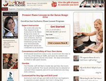 Tablet Screenshot of batonrouge.inhomemusicteachers.com