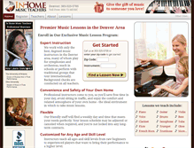 Tablet Screenshot of denver.inhomemusicteachers.com